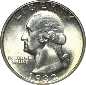 1932 Quarter Obverse