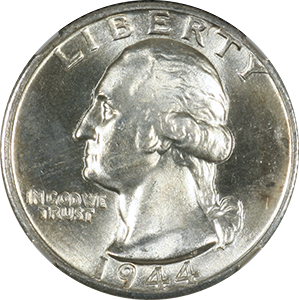 1944 Quarter Obverse