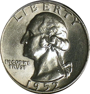 1952 Quarter Obverse