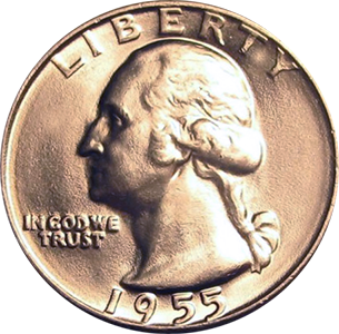 1955 Quarter Obverse