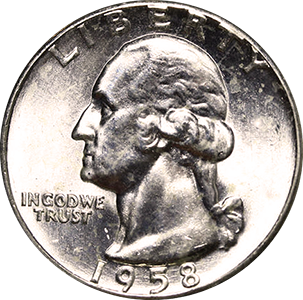 1958 Quarter Obverse