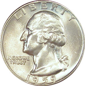 1959 Quarter Obverse