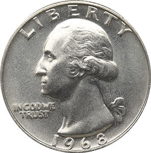 #011 Details about   1968-S Washington Quarter Proof San Francisco Mint GEM BU 25 C 