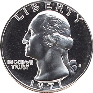 1971 Quarter Obverse