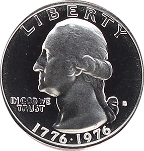 1976 Quarter Obverse