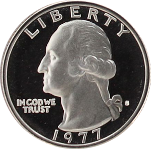 1977 Quarter Obverse