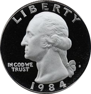 1984 Quarter Obverse