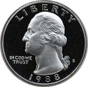 1988 Quarter Obverse