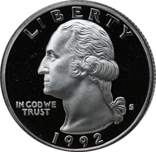 1992 Quarter Obverse