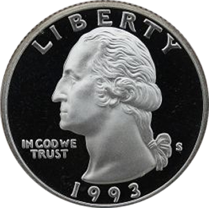 1993 Quarter Obverse