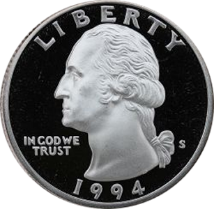 1994 Quarter Obverse