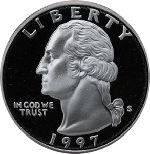 1997 Quarter Obverse